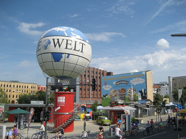 Воздушный шар Die Welt в Германии